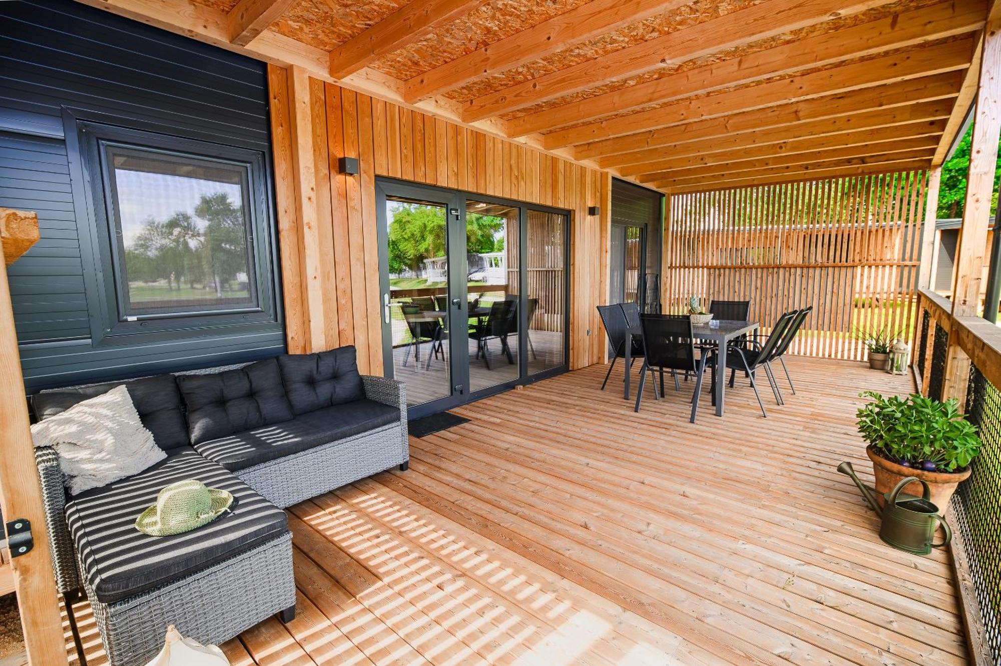 Premium Mobile Homes With Thermal Riviera Tickets Catez ob Savi Eksteriør bilde