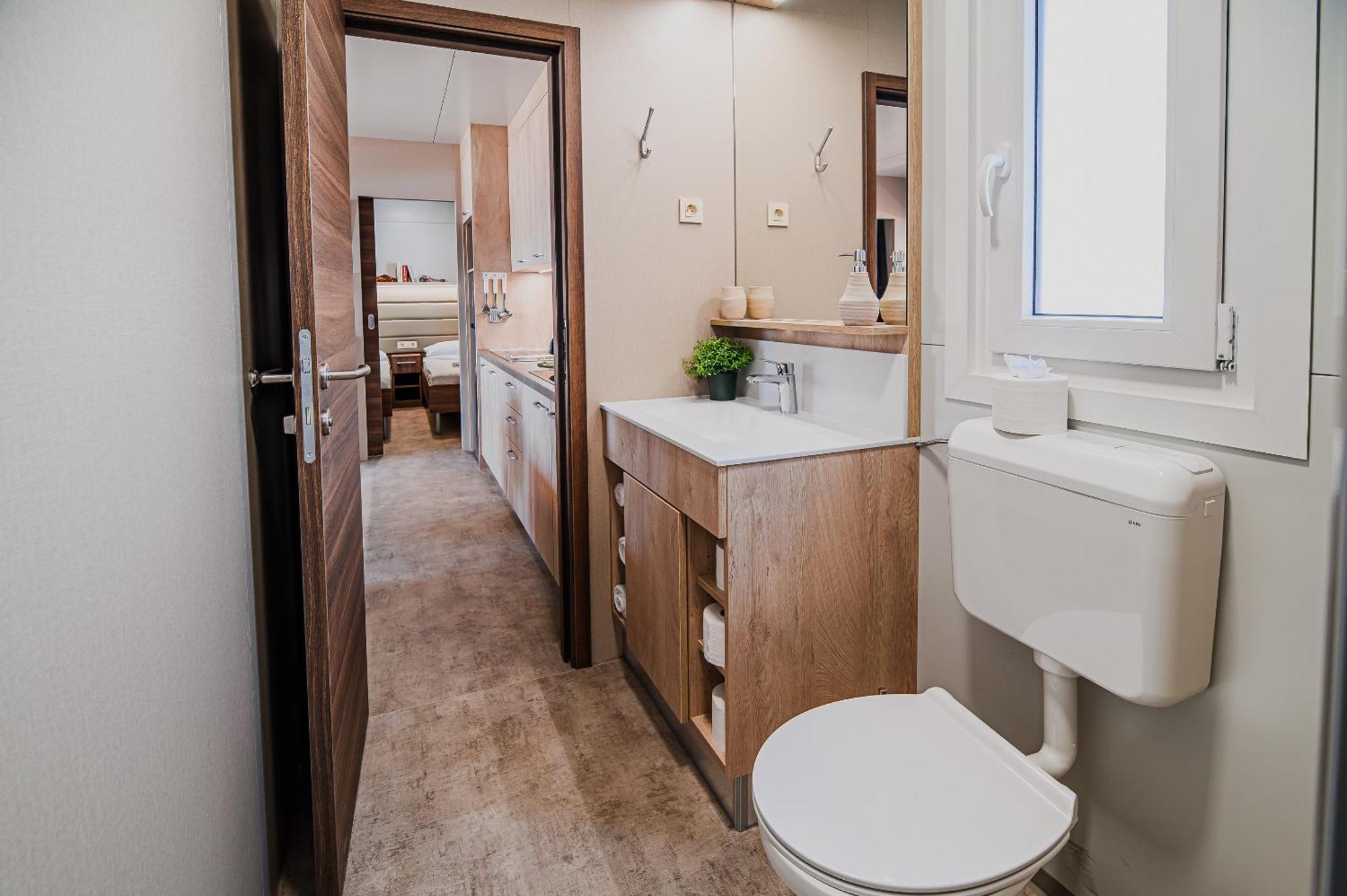 Premium Mobile Homes With Thermal Riviera Tickets Catez ob Savi Eksteriør bilde